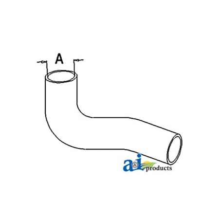 A & I Products Radiator Hose, Upper 9" x6" x2" A-303144380